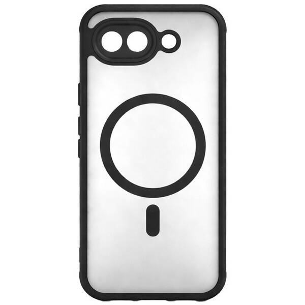 Kryt na mobil WG Matte Frame Magnet na Google Pixel 10a čierny/priehľadný

