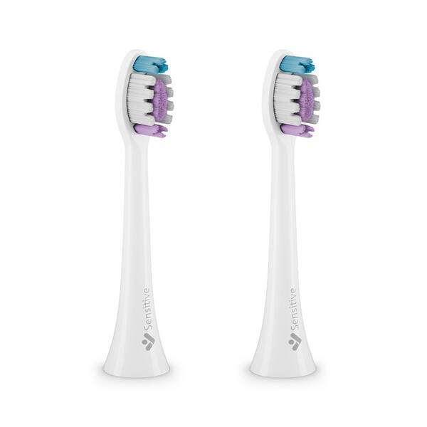 Náhradné hlavice TrueLife SonicBrush Clean-series heads Sensitive white 2 pack biela

