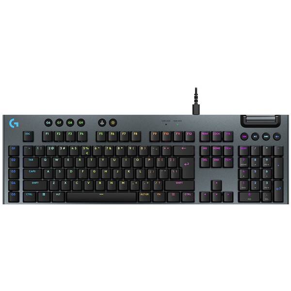 Klávesnica Logitech G915 X Wired, US layout čierna

