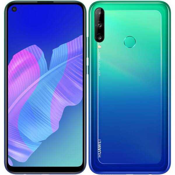 Mobilný telefón Huawei P40 lite E Dual SIM (HMS) - Aurora Blue 

