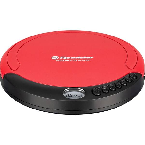 Discman Roadstar PCD-435CD čierny/červený

