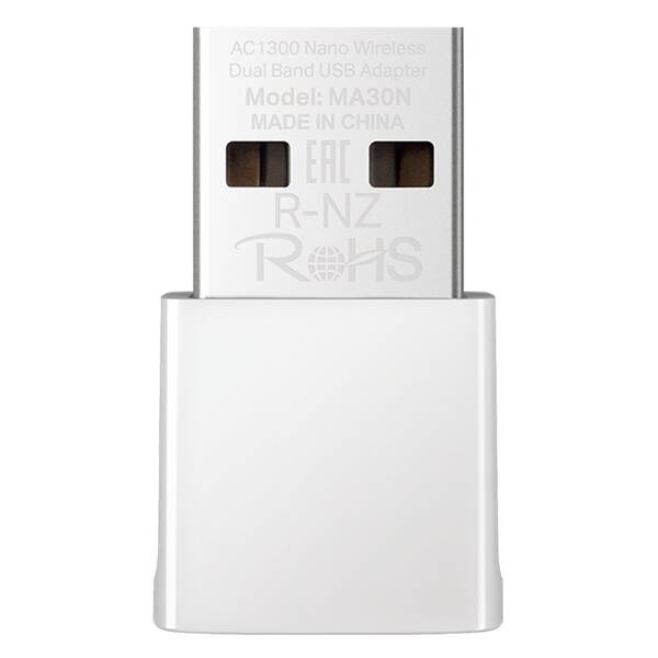 Wi-Fi adaptér Mercusys MA30N biely

