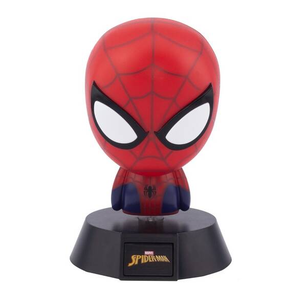 Dekoratívne LED Paladone Icon Light Spiderman čierne/červené

