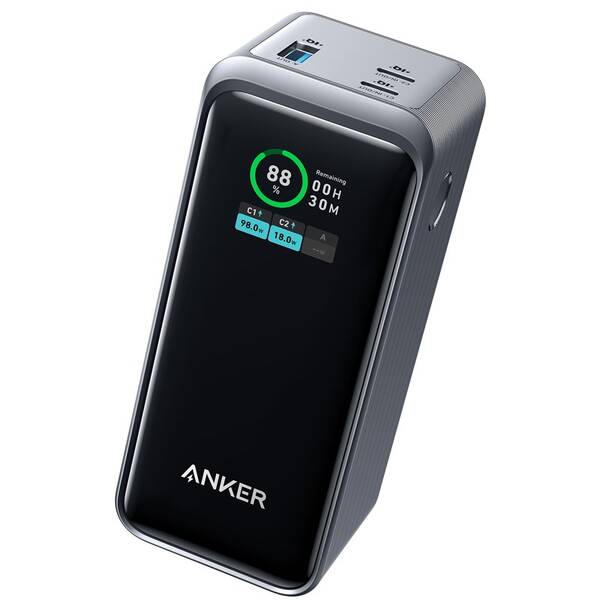 Powerbank Anker Prime, 20000 mAh, 200W čierny/sivý

