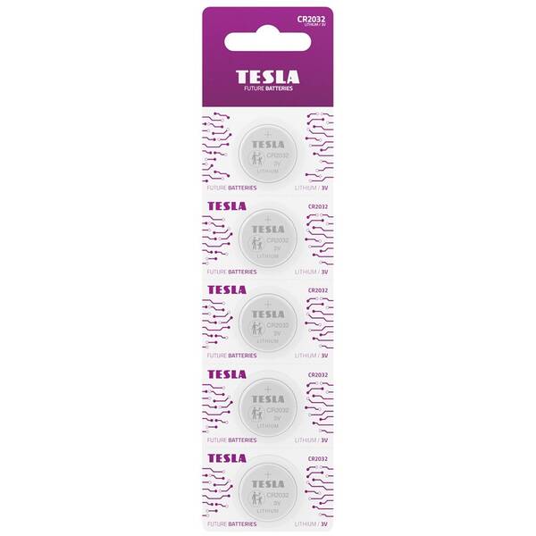 Batéria alkalická Tesla CR2032 5 KS 

