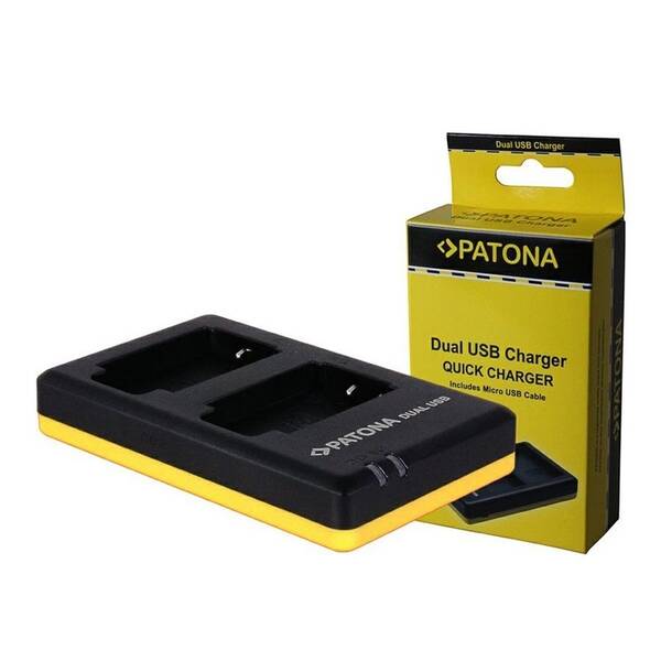 Nabíjačka PATONA Dual Quick Olympus Li-90B USB 

