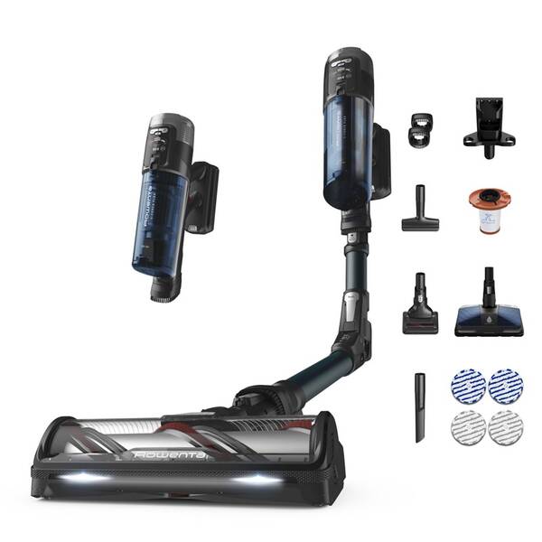 Tyčový vysávač Rowenta X-Force Flex 13.60 Auto RH9AD1WO sivý/modrý

