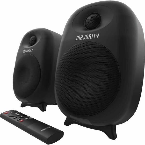 Reproduktory Majority D80 Bookshelf (2ks) čierny

