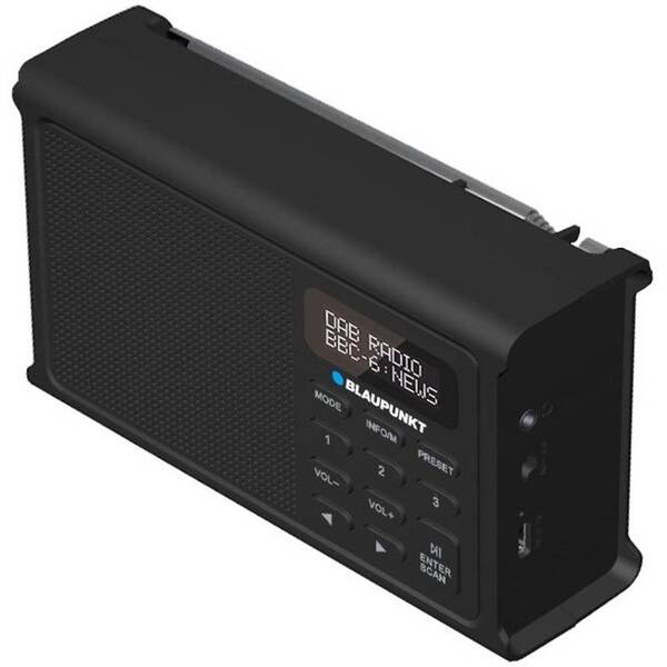 Rádioprijímač s DAB+ Blaupunkt DR3 čierny

