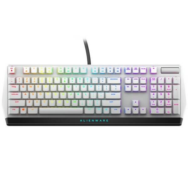 Klávesnica Dell Alienware AW510K, US biela

