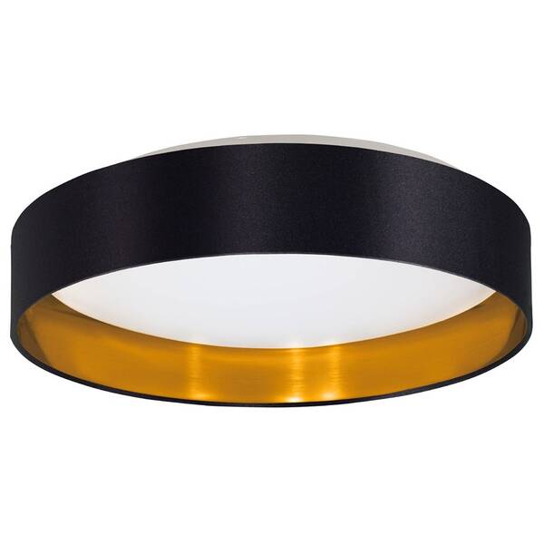 LED stropné svietidlo Eglo Maserlo 2 čierne/zlaté

