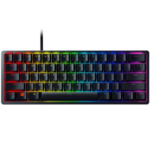 Klávesnica Razer Huntsman Mini (Purple Switch) - US Layout čierna

