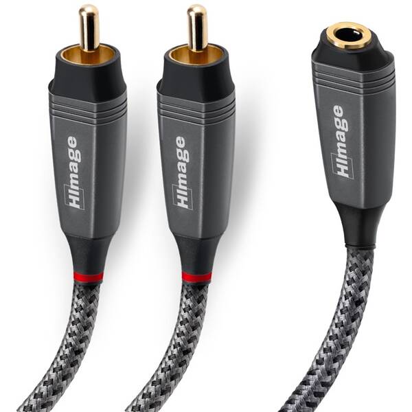Kábel Himage HIAJACK32RCAX15MFG audio 1,5 m čierny

