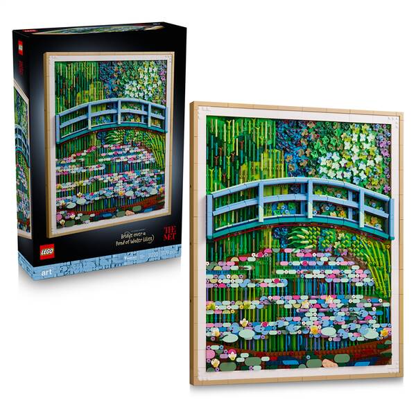 Stavebnica LEGO® Art 31220 Claude Monet – Most nad jezírkem s lekníny 

