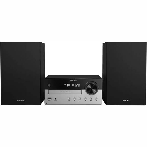 Mikro HiFi systém Philips TAM4205 čierny/strieborný

