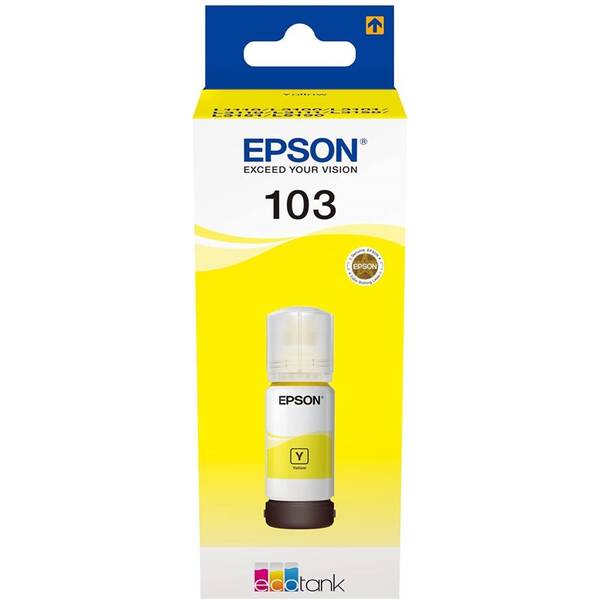 Cartridge Epson 103 EcoTank, 65 ml žltá

