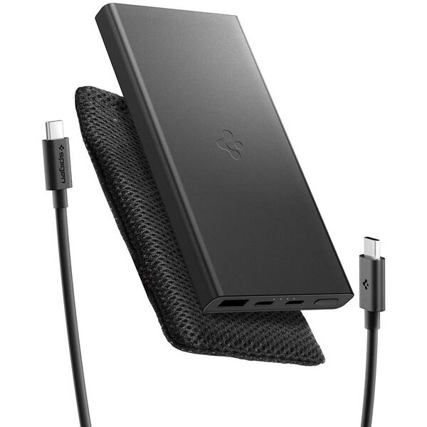 Powerbank Spigen Essential 22,5 W, 10000 mAh čierny

