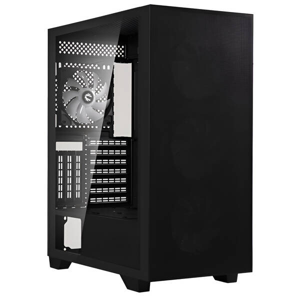 Case BitFenix Flow čierna

