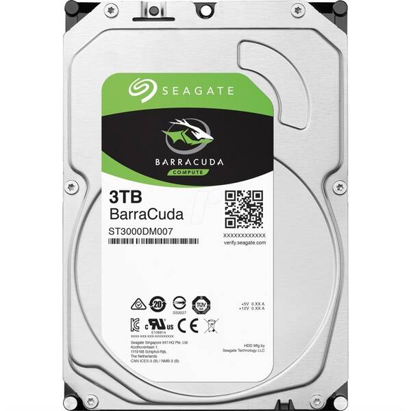 Pevný disk 3,5" Seagate 3TB 

