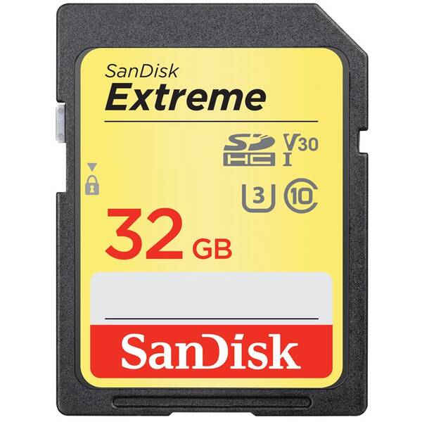 Pamäťová karta SANDISK 32GB UHS-I U3 (100R/60W) 

