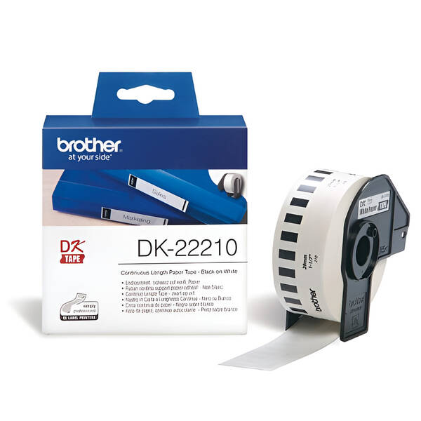 Papierový štítok Brother 29mm x 30,48m 

