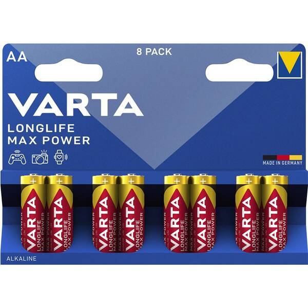 Batéria alkalická Varta AA, LR06, blister 8ks 


