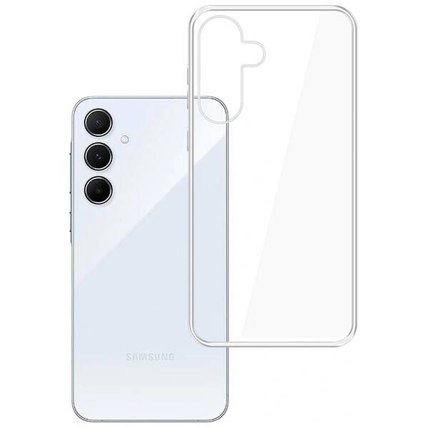 Kryt na mobil 3mk Clear Case na Samsung Galaxy A57 5G priehľadný

