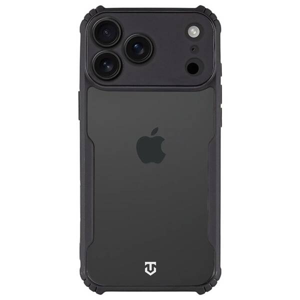 Kryt na mobil Tactical Quantum Stealth pro Apple iPhone 18 Pro Max čierny/priehľadný

