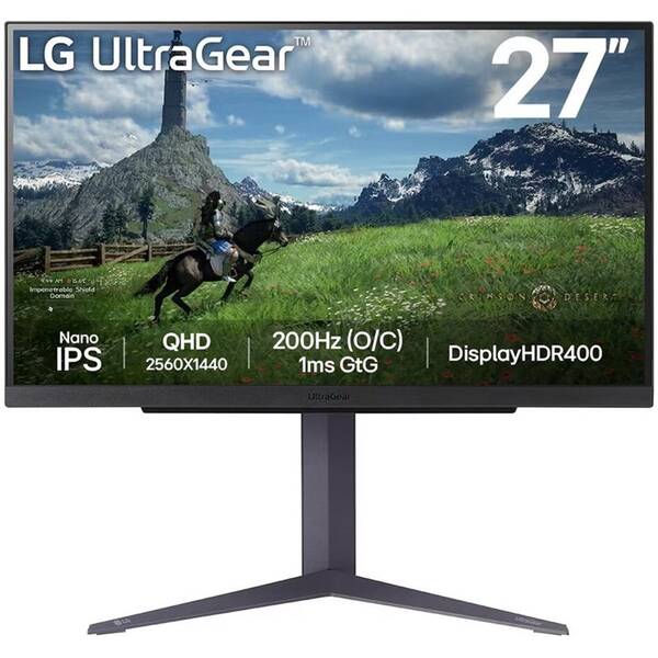 Herný monitor LG UltraGear 27GS85Q-B čierny

