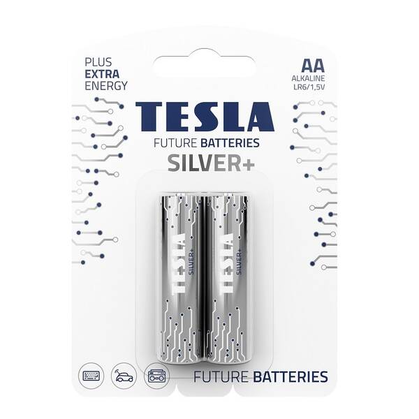 Batéria alkalická Tesla AA SILVER+ 2KS 

