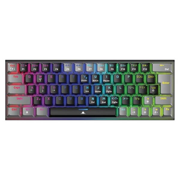 Klávesnica White Shark Wakizashi 2, Red Switch, CZ/SK layout čierna

