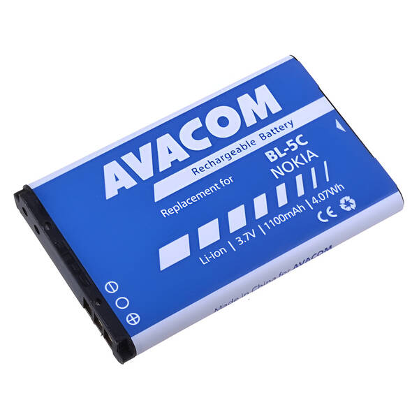 Batéria Avacom pre Nokia 6230, N70, Li-Ion 1100mAh (náhrada BL-5C) 

