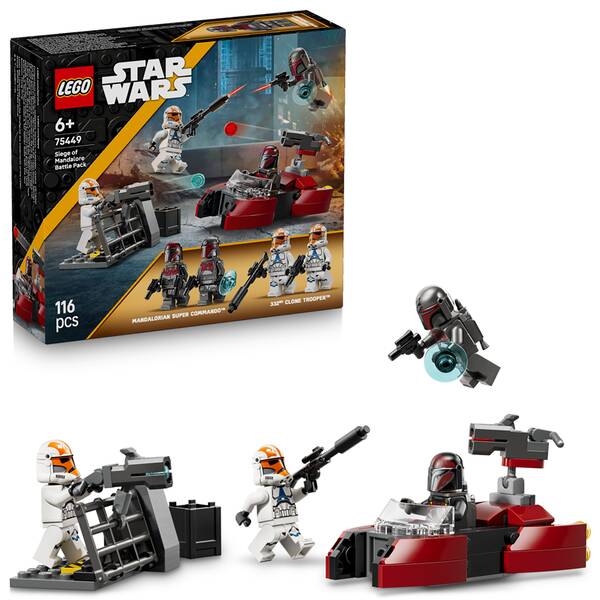 Stavebnica LEGO® Star Wars™ 75449 Bitevní balíček obléhání Mandalore 


