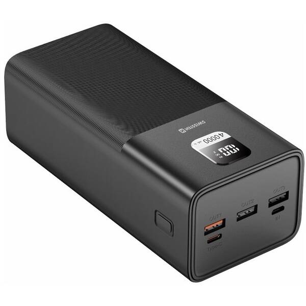 Powerbank Swissten Power Line 40 000 mAh 100 W PD čierny

