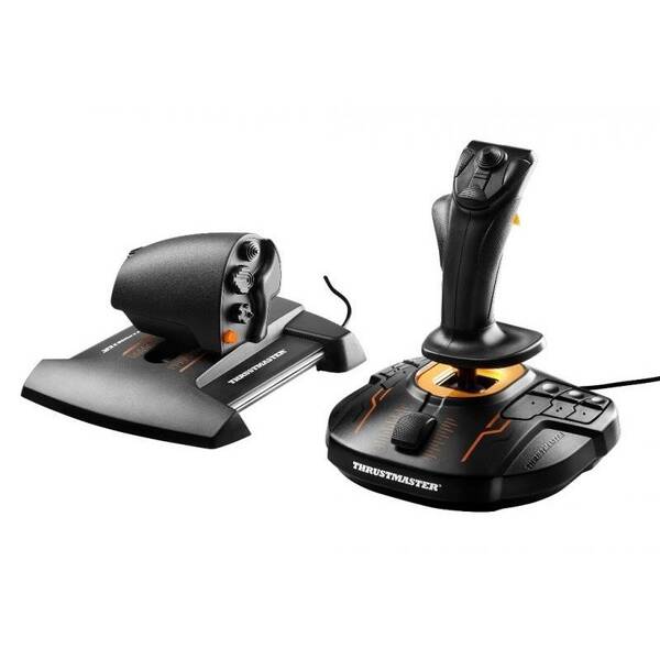 Joystick Thrustmaster T16000M FLIGHT PACK + plynový pedál + pedálová sada, pre PC 

