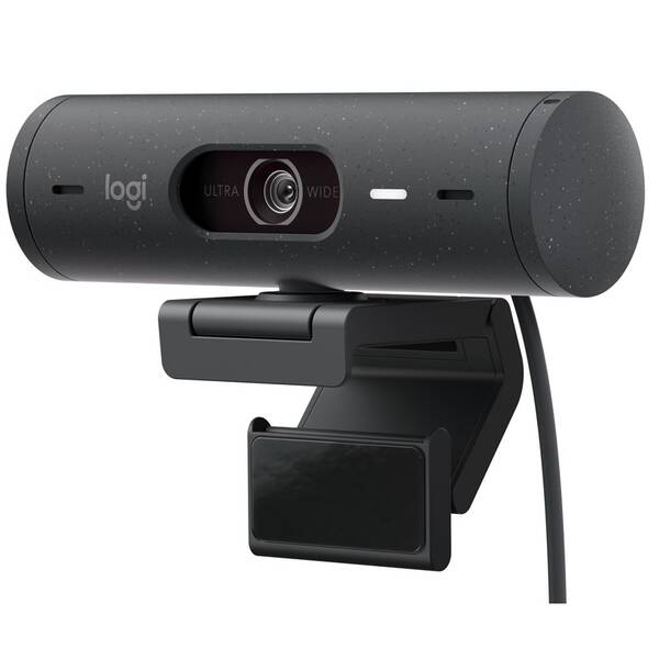 Webkamera Logitech Brio 500 sivá

