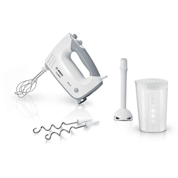 Ručný šľahač Bosch MFQ36440 sivý/biely

