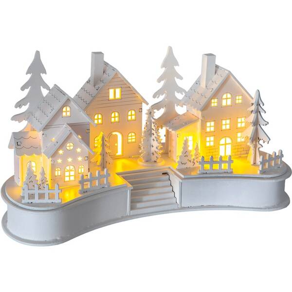 LED dekorácie RETLUX RXL 407, dedinka biela, 6 LED, teplá biela 

