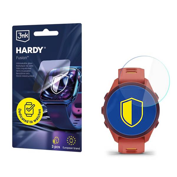 Tvrdené sklo 3mk HARDY Fusion Watch Protection na Garmin Forerunner 70 / 170 / 170 Music priehľadné

