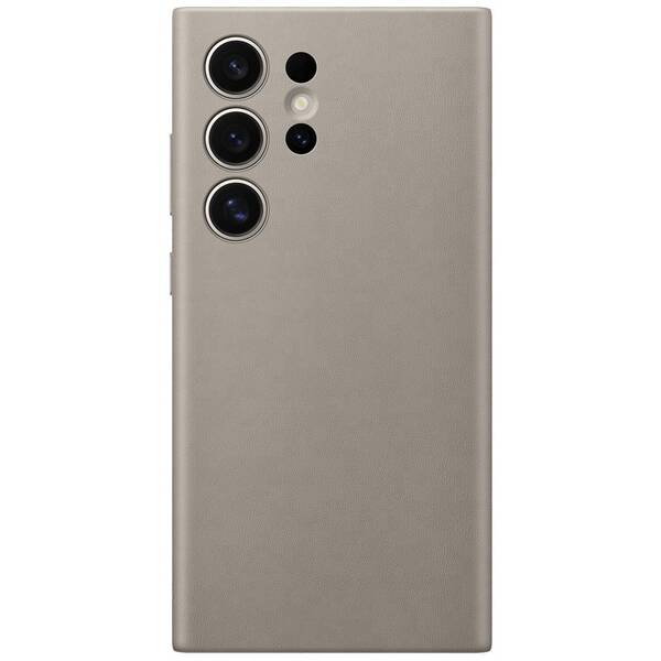 Kryt na mobil Samsung Vegan Leather na Galaxy S24 Ultra béžový


