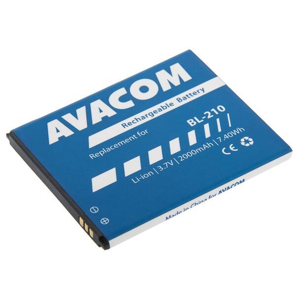 Batéria Avacom pre Lenovo A536, Li-Ion 3,7 V 2000mAh (náhrada BL210) 

