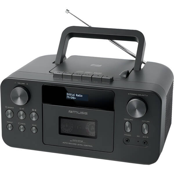 Rádiomagnetofón s DAB+/CD MUSE M-182DB čierny

