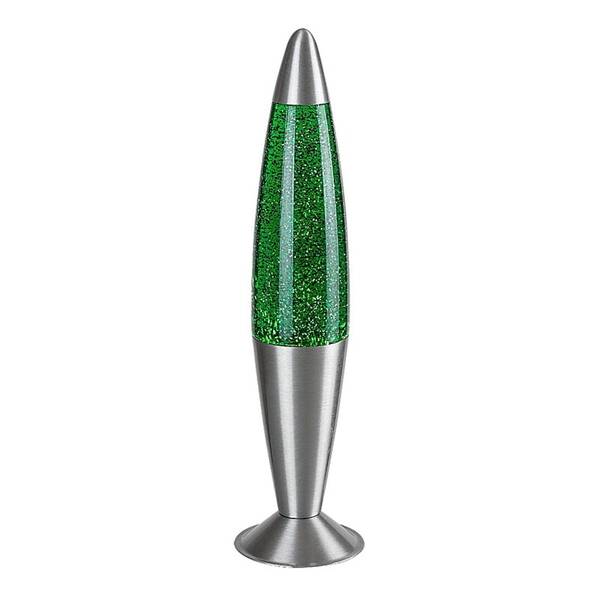 Stolná lampička Rabalux GLITTER2 strieborná/zelená

