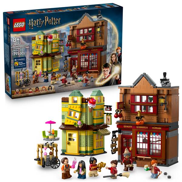 Stavebnica LEGO® Harry Potter™ 76452 Kvalitné metlobalové potreby a zmrzlináreň 

