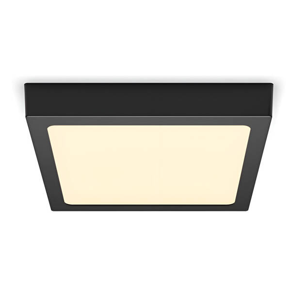 LED stropné svietidlo Philips Magneos SQ, 12W, teplá biela čierne

