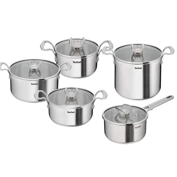 Sada riadu Tefal E529SA25, 10 ks nerez

