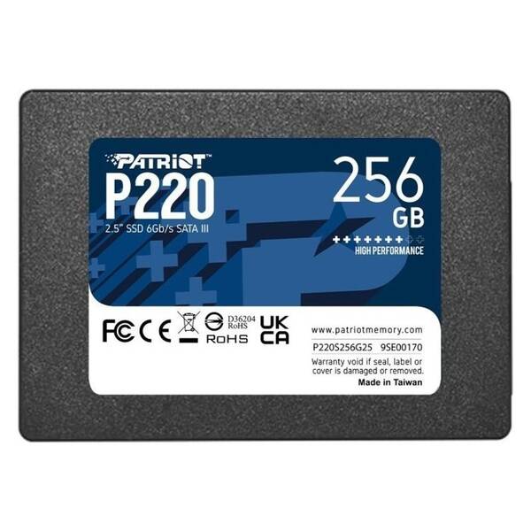 SSD Patriot P220 256GB SATA 

