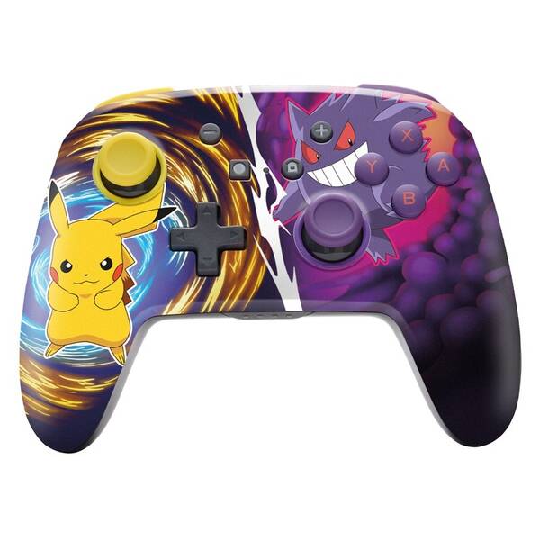 Gamepad PowerA Enhanced - Nintendo Switch - Pokémon, Pikachu vs. Gengar čierny

