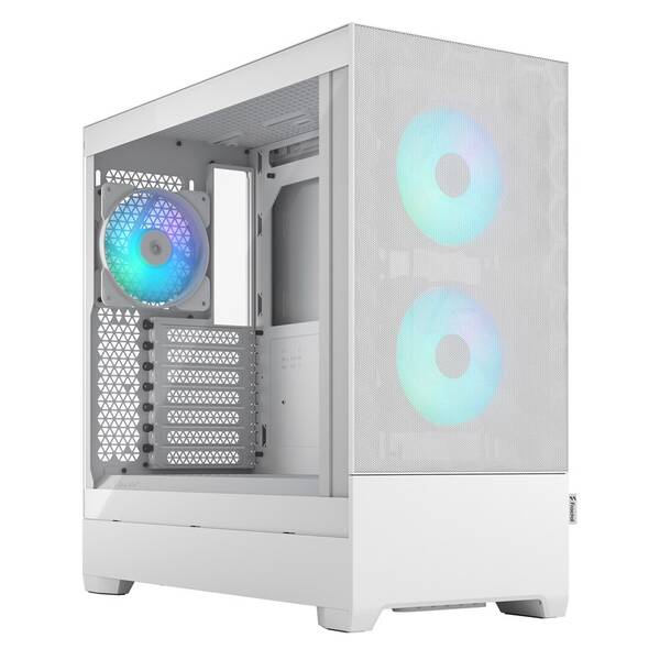 Case FRACTAL DESIGN RGB Tempered Glass Clear Tint biela

