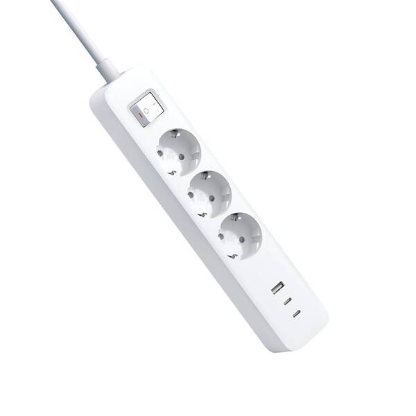 Kábel predlžovací Xiaomi 20W Power Strip (2C1A) biely

